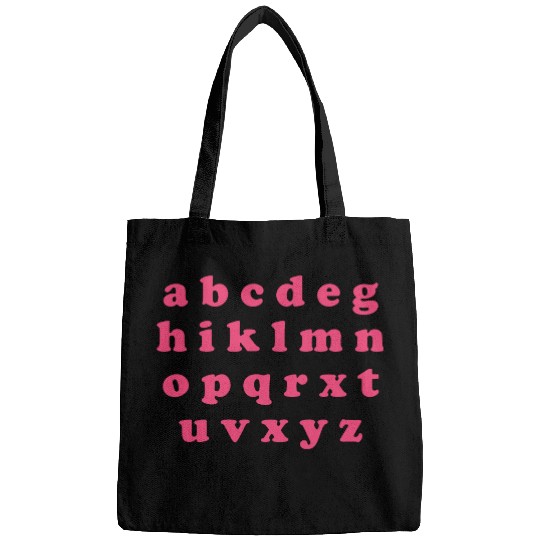 Alphabet Valentine Sublimation Bags
