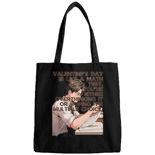 Valentines Math Test Overthinking Multiple Choice Bags