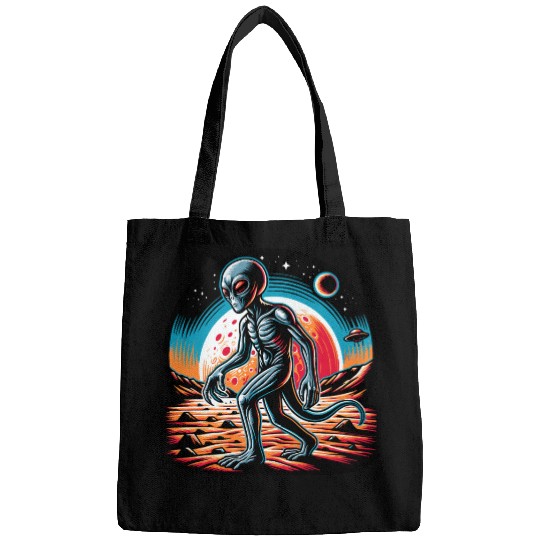 Alien on Mars Bags