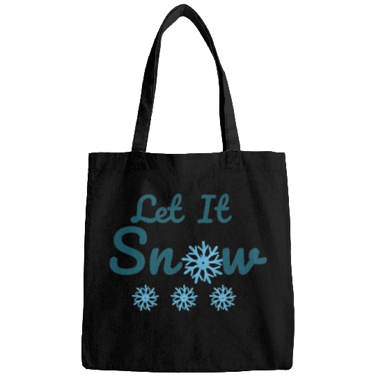 Let It Snow. Winter Aesthetics Bags