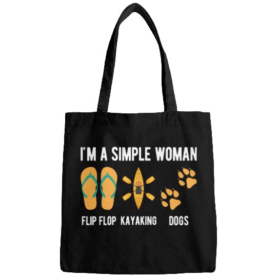Woman Flip flop Kayaking Dogs Kayak Women Rafting Bags
