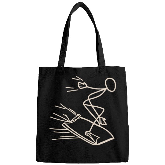 Surfer Bodyboarding on Bodyboard Bags