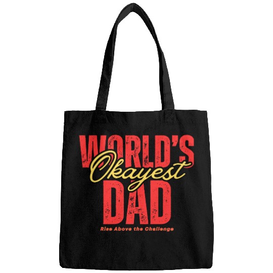 World's Okayest Dad Amazing Dad Bags
