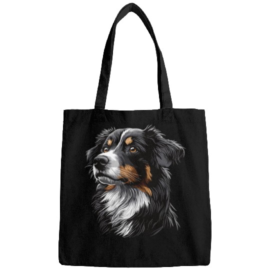 Drawing Realistic Australian Shepherd Bags