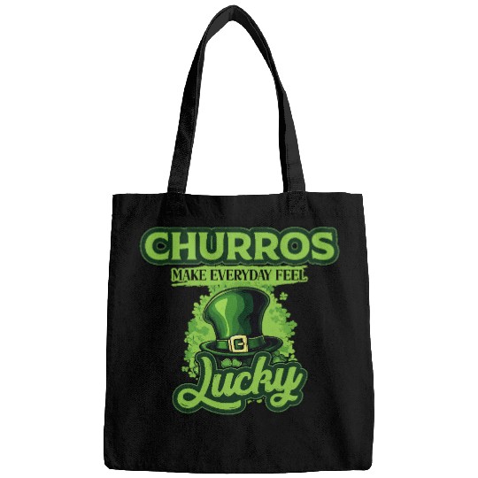Churros Make Everyday Feel Lucky St Patricks Day Bags