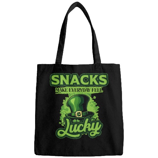 Snacks Make Everyday Feel Lucky St Patricks Day Bags