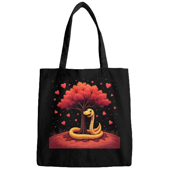 I love my snake heart tree Bags