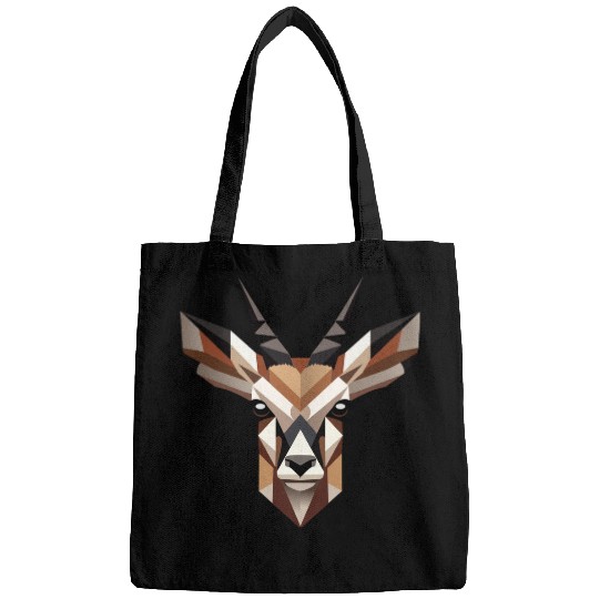 Geometric Antelope Head - Elegance and Wilderness Bags