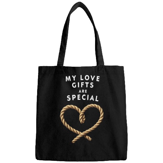 Funny BDSM Valentine My Love Gifts Are Special Bags