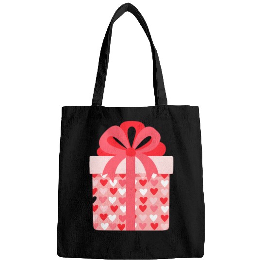 Hearts Gift Box Pattern Design Bags