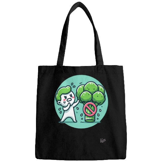 No Broccoli – Funny Anti-Veggie Design Bags