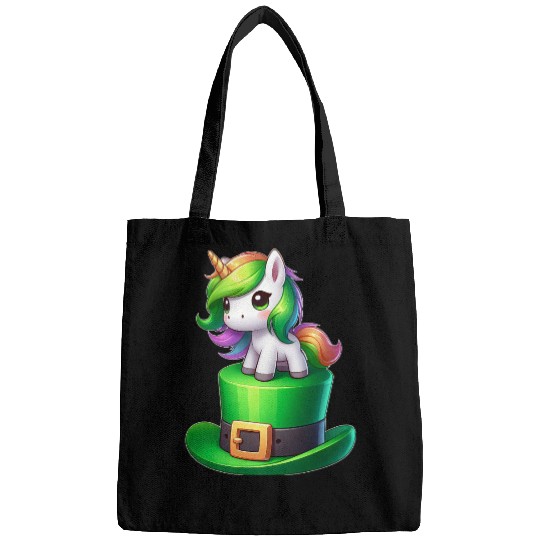 Cute Unicorn St. Patrick's Day Clover Bags