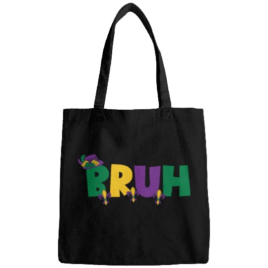 Bruh Mardi Gras Teens Boys Kids Mardi Gras Bruhbru Bags