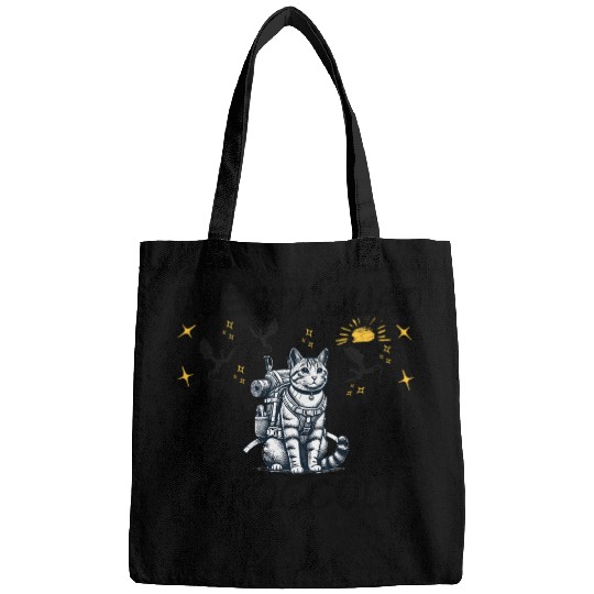 Retro Quest Fantasy Squad Broccoli Funny Cat Lover Bags