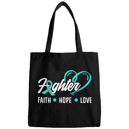 PTSD Awareness Faith Hope Love Fighter Bags
