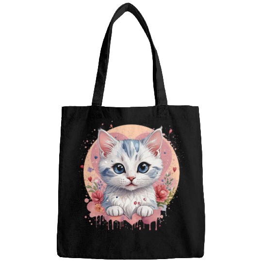 Flower Cat Bags