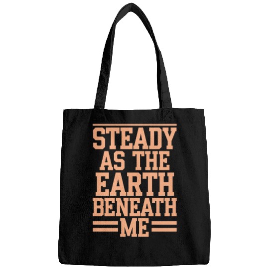 Steady As The Earth Beneath Me Taurus Zodiac Bags