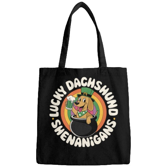 Lucky Dachshund Shenanigans | St. Patrick’s Day Bags