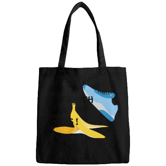 What if You Watch Your Steps Banana Peel Bags