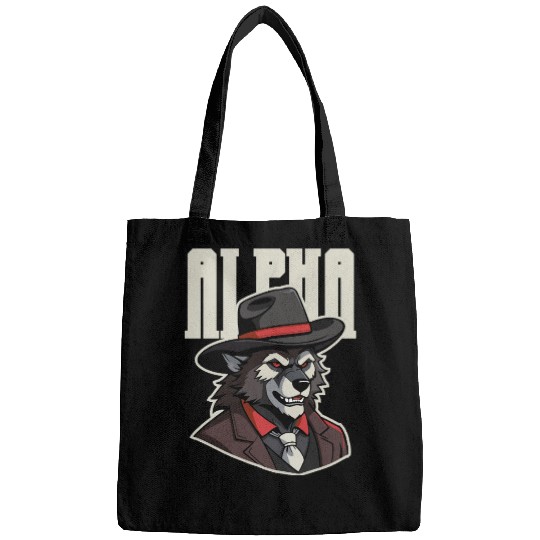 Alpha Wolf – No Beta Behavior Bags