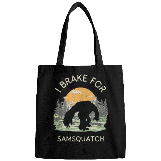 Funny Samsquatch Bigfoot Cryptid Camping Bags