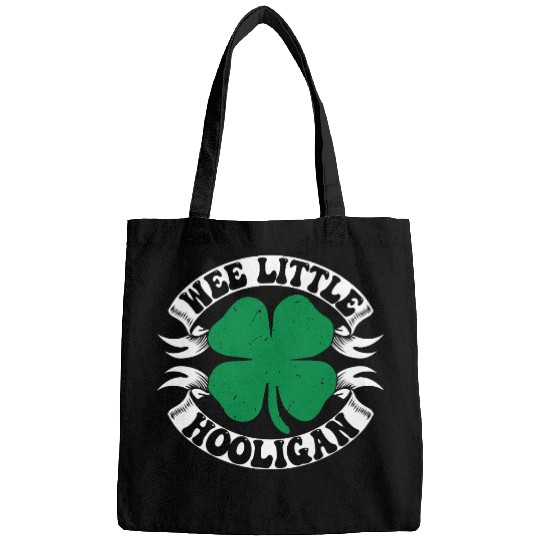 Wee Little Hooligan Cute St. Patrick's Day Irish S Bags