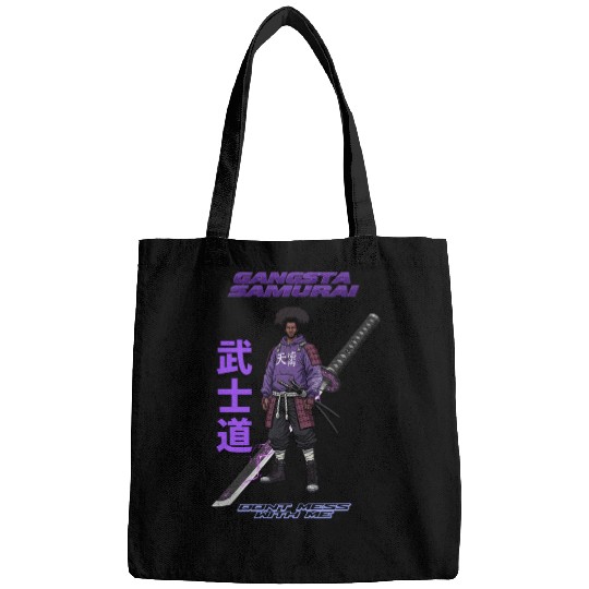 Gangsta Samurai - Afro Street Fighter Anime Manga Bags