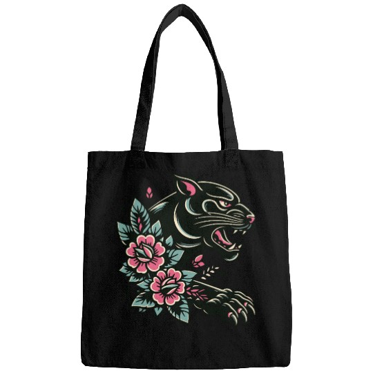 Black Panther Flash Tattoo Bags