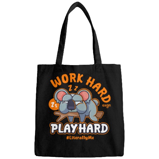Funny Hard Work Koala Bags