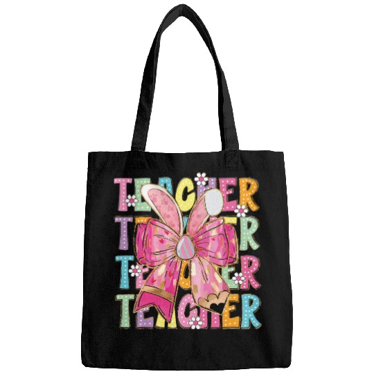 Teacher Easter Bow Design Bags