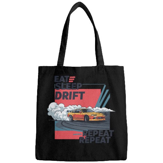 Eat Sleep Drift Repeat Bags – Neon JDM Car Raci