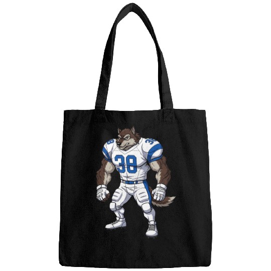 Wolf American football player Bags