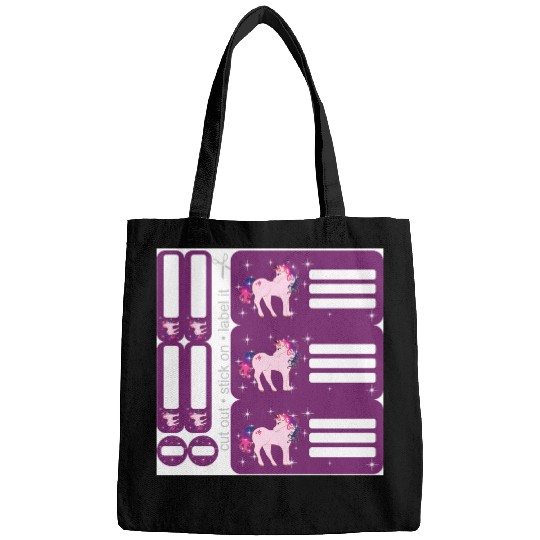 DIY Sticker Set - Fantasy Unicorn Purple - 9 Bags