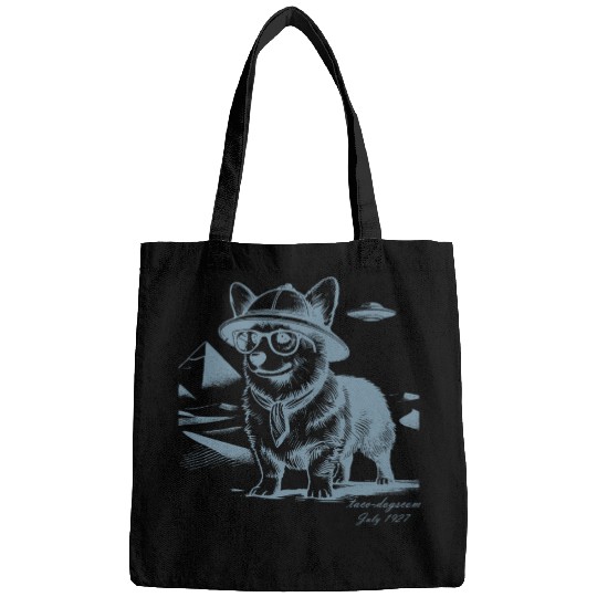 Explorer Pomeranian – Ancient Mysteries & UFOs Bags