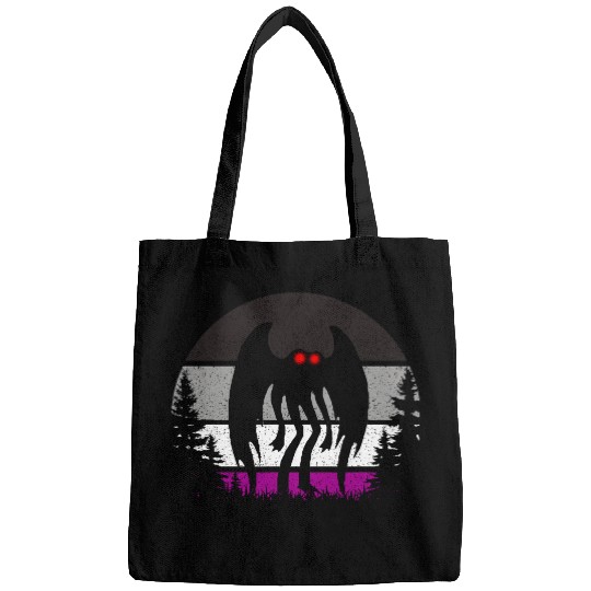 Retro ACE Mothman Asexual Pride Point pleasant Cry Bags