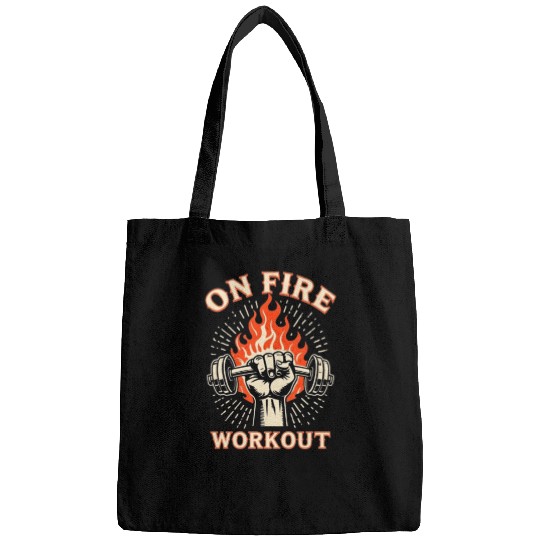 On Fire Workout | Gym Motivation Bags