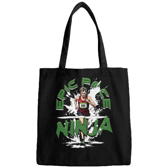 Marathon Marathoner Running Epic Pace Ninja Bags