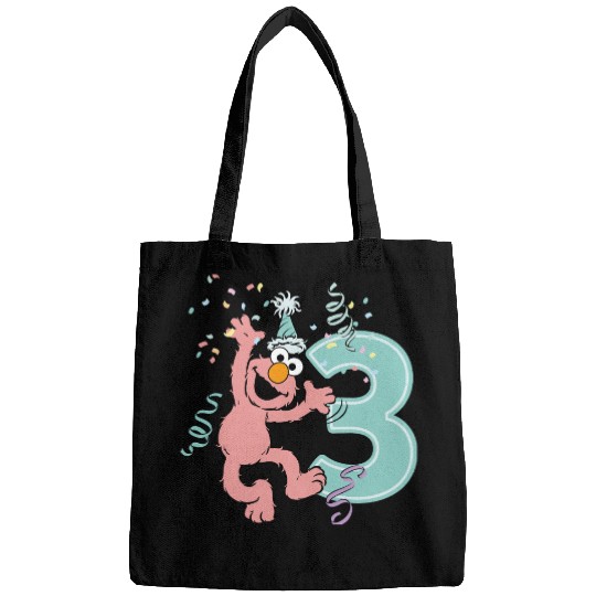 Sesame Street Birthday Design With Elmo 3 Years Bags