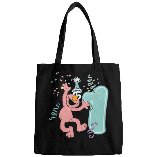 Sesame Street Birthday Design With Elmo One Year Bags