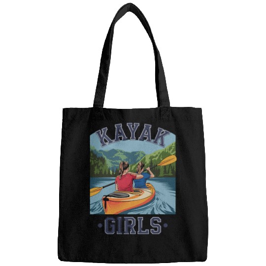 Kayak Girls Adventure in Scenic Nature Waters Bags