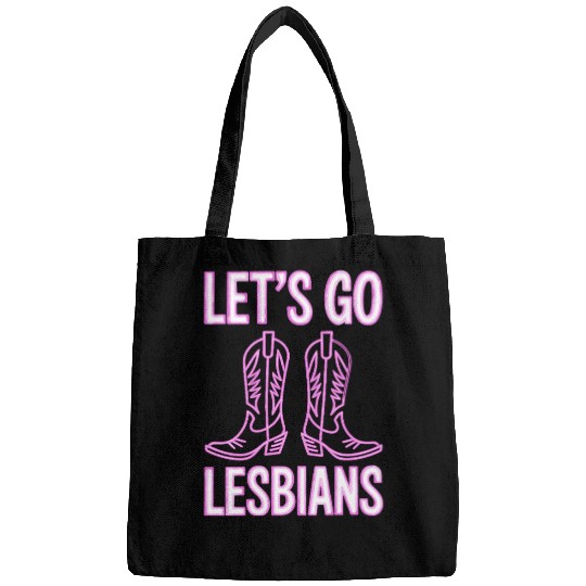 Let’s Go Lesbians Subtle Lesbian Pride Bags