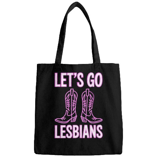 Let’s Go Lesbians Subtle Lesbian Pride Bags