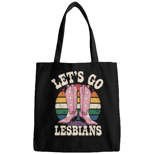 Let’s Go Lesbians Subtle Lesbian Pride Bags