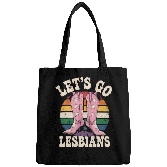 Let’s Go Lesbians Subtle Lesbian Pride Bags