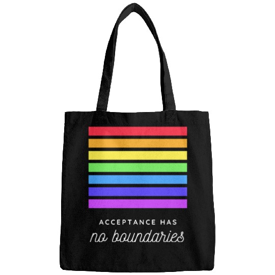 Acceptance Has No Boundaries Pride Graphic Bags