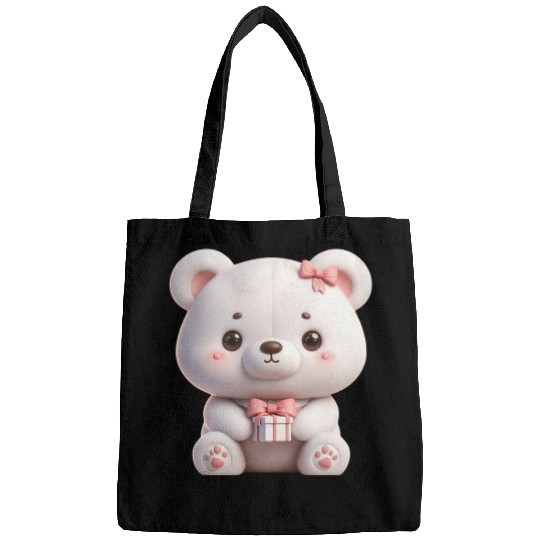 Sweet Teddy Bear and Gift Box Bags