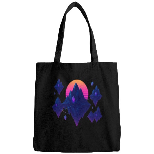 Crystal Skies – Neon Floating Islands Bags