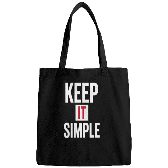 Keep It Simple – Minimalist Quote Bags