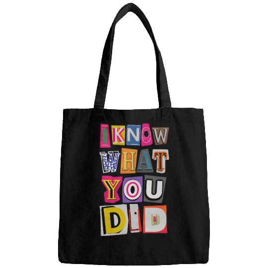 Ransom Note Style Funny Graphic Bags