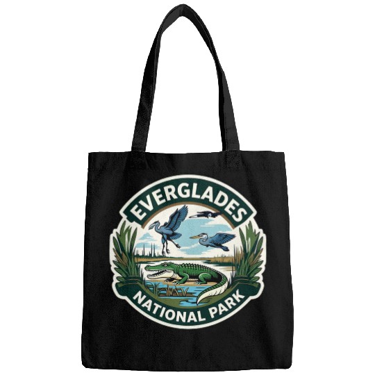 Everglades National Park Florida USA Logo Bags
